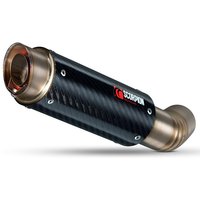 Image of Scorpion RP-1 GP Carbon Round Exhaust - Suzuki GSXR 1000 L2 2012 - 2016