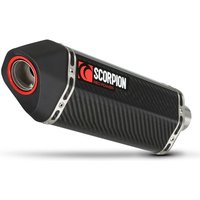 Image of RTR73CEO - Scorpion Serket Carbon Oval Exhaust - Triumph Tiger 1200 Explorer 2012 - 2015