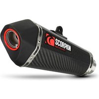 Image of RKT72CEO - Scorpion Serket Taper Carbon Oval Exhaust - KTM Duke 125 2011 - 2018