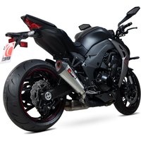 Image of RKA131SEO - Scorpion Serket Taper Stainless Steel Slip-On Exhaust (Pair) - Kawasaki Z1000 2017 - 2019