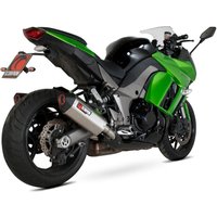 Image of RKA87SEO - Scorpion Serket Stainless Oval Exhaust - Kawasaki Z1000 2010 - 2013