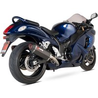 Image of RSI112CEO - Scorpion Serket Carbon Oval Exhaust - Suzuki GSX 1300R Hayabusa 2008 - 2017