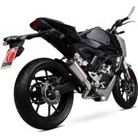 Image of PHA183SYSSEO - Scorpion Red Power Stainless Steel Exhaust - Honda CB 125 R 2018 - 2019
