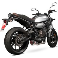 Image of RYA103SYSTEO - Scorpion Serket Taper Titanium Oval Exhaust - Yamaha XSR 700 Full System 2016 - 2018