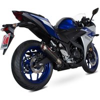 Image of YA1001CEM - Scorpion RP-1 GP Carbon Round Exhaust - Yamaha YZF R1 / R1M 2015 - 2018