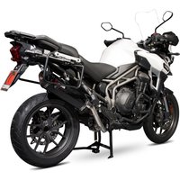 Image of RTR80CEO - Scorpion Serket Parallel Carbon Oval Exhaust - Triumph Tiger 1200 Explorer 2016 - 2018