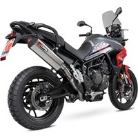 Image of RTR92TEO - Scorpion Serket Parallel Titanium Slip-On Exhaust - Triumph Tiger 850 2021 - 2022