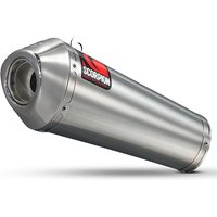 Image of Scorpion Power Cone Stainless Oval Exhaust - Yamaha YZF 600 R6 2006 - 2018