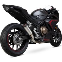 Image of PHA186SEO - Scorpion Red Power Stainless Steel Exhaust - Honda CBR500R 2019