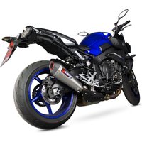 Image of RYA102TEO - Scorpion Serket Taper Titanium Oval Exhaust - Yamaha MT-10 2016 - 2018