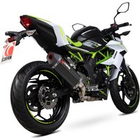Image of RKA125CEO - Scorpion Serket Parallel Carbon Fibre Exhaust - Kawasaki Z125 - 2018 - 2019