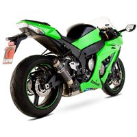 Image of KA1002CEM - Scorpion RP-1 GP Carbon Round Exhaust - Kawasaki ZX 10R 2011 - 2015