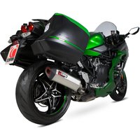 Image of RKA122SEO - Scorpion Serket Parallel Stainless Steel Exhaust - Kawasaki Ninja H2 SX / H2 SX SE 2018 - 2019