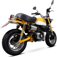 Image of PHA193SYSSEO - Scorpion Red Power Stainless Steel Oval Exhaust - Honda Monkey 125 2018 - 2021