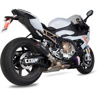 Image of PBM80BCER - Scorpion Red Power Black Ceramic Slip-On Exhaust - BMW S1000 RR 2019 - 2021
