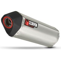 Image of Scorpion Serket Parallel Stainless Oval Exhaust - Suzuki GSX 1250 FA 2009 - 2016