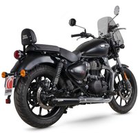 Image of PRE102BCER - Scorpion Red Power Slip-On Black Ceramic For Royal Enfield Meteor 350 2020-2024