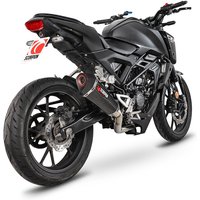 RHA202SYSCEO - Scorpion Serket Taper Full System Carbon Fibre For Honda CB 125 R 2024-2025