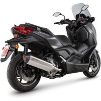 RYA131SEO - Scorpion Serket Parallel Slip-On Stainless Steel For Yamaha X-Max 300 Euro 5 2021-2024