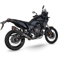 RYA122BCER - Scorpion Serket Parallel Slip-On Black Ceramic For Yamaha Tenere 700 2021-2025