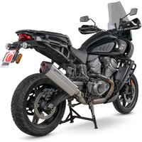 Image of RHD50SEO - Scorpion Serket Parallel Slip-On Stainless Steel For Harley Davidson Pan America 1250 2021-2025