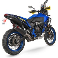RYA125BCER - Scorpion Serket Parallel Slip-On Black Ceramic For Yamaha Tenere 700 World Raid 2022-2025
