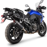 RSI131BCER - Scorpion Serket Parallel Slip-On Black Ceramic For Suzuki V-Strom 800 DE 2023-2025