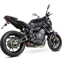 RYA121SYSCEO - Scorpion Serket Taper Full System Carbon Fibre For Yamaha MT-07 2022-2024