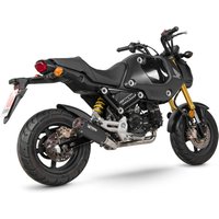 PHA199SYSBCER - Scorpion Red Power Full System Black Ceramic For Honda MSX 125 2021-2023