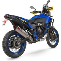 RYA125TEO - Scorpion Serket Parallel Slip-On Titanium For Yamaha Tenere 700 World Raid 2022-2025
