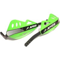 HG API GN - Apico Apico Enduro Hand Guards With Full Wrap Around Aluminium Frame Green