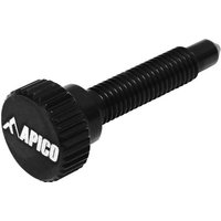 AT IDLESCREW DEL BK - Apico Carburettor Idle Screw Dellorto Black