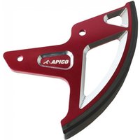 DISC GUARD CR/CRF RD - Apico Rear Brake Disc Guard For Honda CR125 & CR250 2002-2007, CRF250R/CRF250X/CRF250RX 2004-2023, CRF450R/CRF450X/CRF450RX 2002-2023 Red