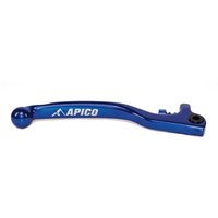 Image of LEB90 ELITE BU - Apico Elite Brake Lever For AJP 2 Hole Trials Applications Blue Long