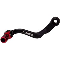 GPF562 ELITE BKRD - Apico Elite Gear pedal For KTM SX65 2024-2025, Husqvarna TC65 2024-2025, Gas Gas MC65 2024-2025 Black/Red