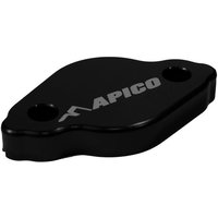 MRBC-02 BLACK - Apico Rear Brake Cover For Yamaha YZ/YZF/WRF 2003-2025, Kawasaki KXF450 & KXF450XC 2024-2025 Black