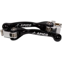 LEFLEXI SET HON4 BK - Apico Set Of Flexi Levers For Honda CRF450R 2021-2023, CRF450RX 2021-2023 Black