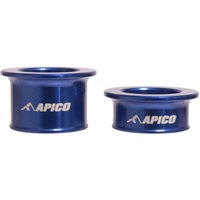 WSR SHER 1 BU - Apico Rear Wheel Spacers For Sherco SE-R 125/250/300 2014-2023, SE-F 250/300/450/500 2013-2023 Blue