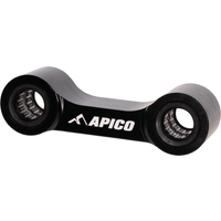 AT DBL MONT BK - Apico Rear Dog Bone Linkage For Montesa 315R 1997-2004, 4RT 250 2005-2025 Black