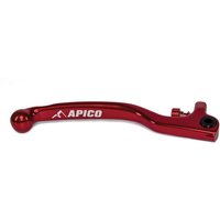 Image of LEB90 ELITE RD - Apico Elite Brake Lever For AJP 2 Hole Trials Applications Red Long