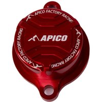 OFC YZF450 23 RED - Apico Oil Filter Cover For Yamaha YZF450 2023-2025, YZF450X/WRF450 2024-2025 Red