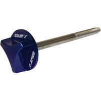 AFB 80MM BU - Apico 80mm CNC Air Filter Bolt Honda CR 125/250 1996-2007, KX 65/85 & RM 65/85 1991-2023, KXF250 2004-2020 Blue