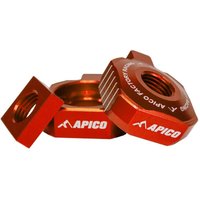 RAB-15 ORA - Apico Rear Axle Blocks For KTM SX65 2016-2024, Husqvarna TC65 2017-2024, Gas Gas MC65 2021-2024 Orange