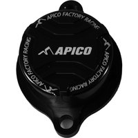 OFC YZF450 23 BLK - Apico Oil Filter Cover For Yamaha YZF450 2023-2025, YZF450X & WRF450 2024-2025 Black