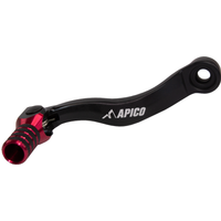 GPF502 ELITE BKRD - Apico Elite Gear pedal For KTM SXF450 & Husqvarna FC/FX 450 2016-2022, EXC-F & FE 450-501 2017-2023, Gas Gas MC-F/EX-F 450 2021-2023 Black/Red