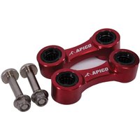 AT DBL BETA EVO 09 RD - Apico Rear Dog Bone Linkages For Beta Evo 125/200/250/300 2009-2024 Red