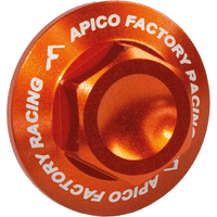 AXNUT F2 OR - Apico Axle Nut Front M20 X 1.5 For KTM/Husqvarna SX/SXF/TC/FC 2015-2025, EXC/EXC-F/TE/FE 125-701 2016-2025 Orange