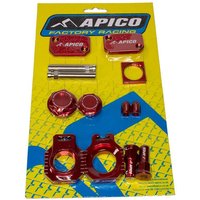 ABP KTM 13 RD - Apico Factory Bling For KTM SX125 2016-2022, SX/SXF 250/350/450 2014-2022, Husqvarna TC/FC 250/350/450 2022, Gas Gas MC 125/250 2021-2023 Red