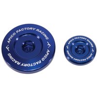 Image of EP-015 BLUE - Apico Engine Plugs For Yamaha YZF450 2023-2024, YZF450X/WRF450 2024 Blue