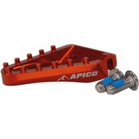 Image of BPF TIP OEM 23 OR - Apico OEM Brake Pedal Tip For KTM SX/SXF 125-450 2023, Husqvarna TC/FC/TX/FX125-450 2023 Orange
